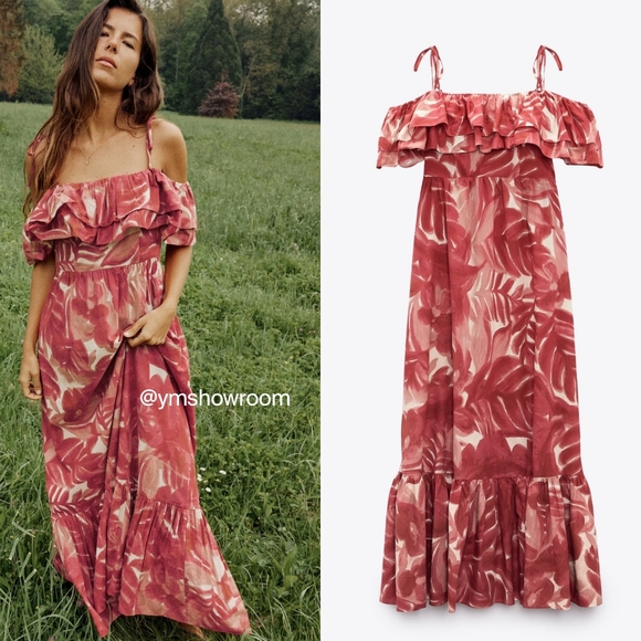Zara Dresses & Skirts - ZARA printed midi dress